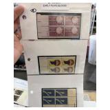 Three Sheets of Unused Postage Stamps