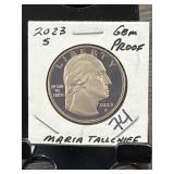 2023 Maria Tallchief Quarter in Holder