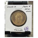 2009-D Presidential Dollar Coin in Holder