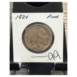 1924 Buffalo Nickel in Holder