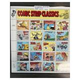 Comic Strip Classics Postage Stamp Sheet