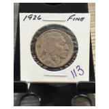 1926 Buffalo Nickel in Holder