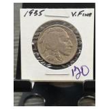 1935 Buffalo Nickel in Holder
