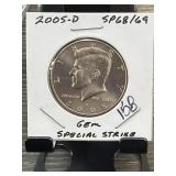 2005-D Kennedy Half Dollar Coin in Holder