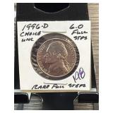 1996-D Jefferson Nickel in Holder