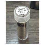 Plastic Tube of Assorted Coins