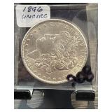 1896 United States Dollar Coin in Sleeve