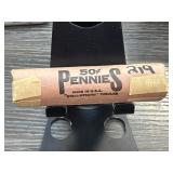 Rolled 50-Cent Penny Coin Wrapper