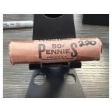 Rolled Group of 50 Pennies