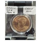 2015-D John F. Kennedy Presidential Dollar Coin