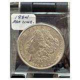 Large Metal Coin in Protective Sleeve