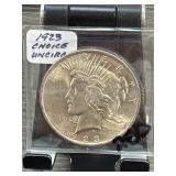 1923 Silver-Tone Peace Dollar Coin