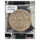 Large Metal Coin in Protective Sleeve