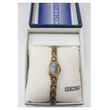 Seiko Gold-Tone Wristwatch in Box