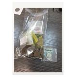 Bagged Assorted Coins and Stamps