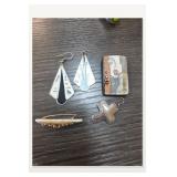 Assorted Metal Jewelry and Accessories