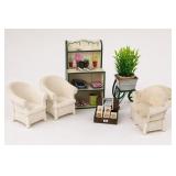 Miniature Dollhouse Furniture and Accessories Group