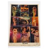The Who Concert Photo Collage Poster