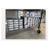 Black Plastic Drawer Organizer Cabinets