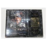 Framed Sports Memorabilia Display