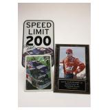 Racing Memorabilia Plaque and Sign Group
