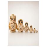 Set of Six Painted Nesting Dolls