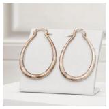 Gold-Tone Hoop Earrings