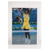 Framed Tennis Player Photograph