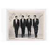 Black and White Signed Group Photograph