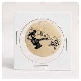 Cartoon Decorated Round Coin or Token