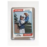 Atlanta Braves Pitcher Baseball Card in Sleeve