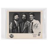 Black and White Autographed Group Photograph
