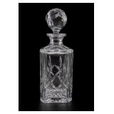 Cut Glass Decanter with Stopper
