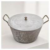 Metal Pot with Lid and Handles