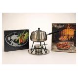 Metal Fondue Set with Boxes