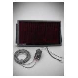 Rectangular Solar Panel with Cables and Adapter