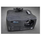 Black Multimedia Projector with Remote and Power Cord