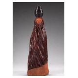Brown and Black Ceramic Figurine