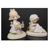 Precious Moments Porcelain Figurines Pair