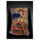 Bagged Assorted Costume Jewelry and Watches