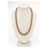 Gold-Tone Rope Chain Necklace