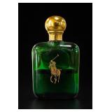 Ralph Lauren Polo Green Glass Cologne Bottle