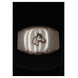 Metal Belt Buckle With Horse Head Design