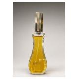 Glass Perfume Bottle With Gold-Tone Cap