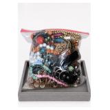 Bagged Assorted Costume Jewelry and Bracelets