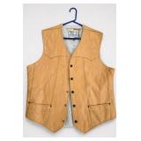 Tan Leather Outback Trading Company Vest
