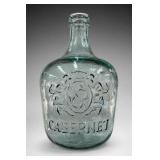 Embossed Glass Cabernet Bottle