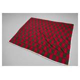 Red and Black Plaid Blanket