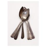 Assorted Silver-Tone Serving Spoons
