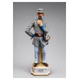 Hand-Painted Ceramic Soldier Figurine
